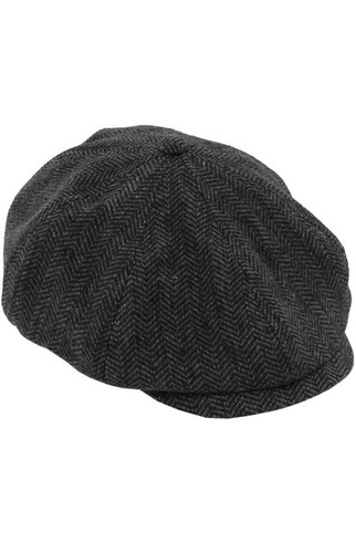Childs black flat cap - childs,