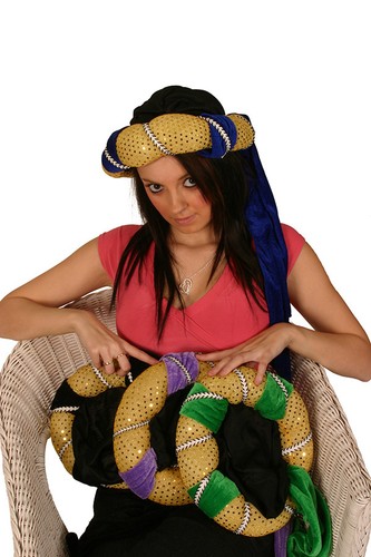 Arabian nights gold headdress - arabian,