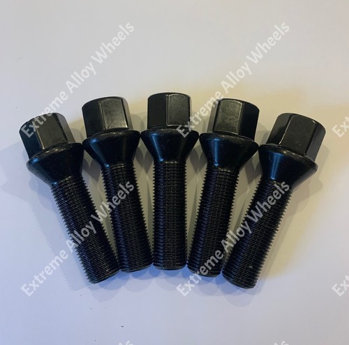 Black alloy wheel bolts for - alloy,