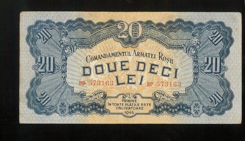 Romania lei 1944 wwii - 20, pm12