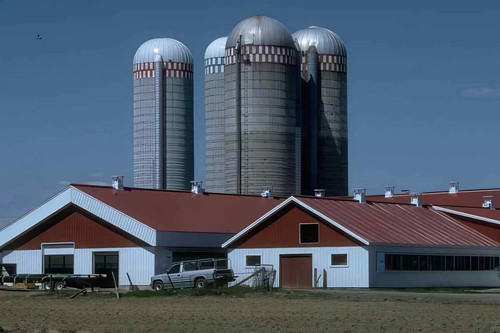 Grain silos pickup - grain, a4