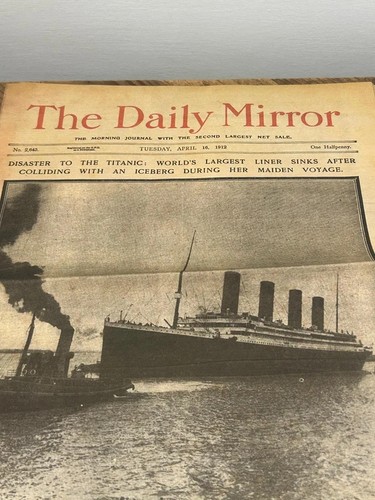 Titanic daily mirror replica - titanic,
