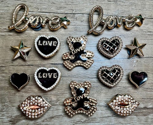 14pc love bear gem bling - 14pc,