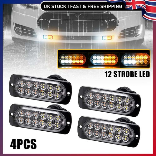 Led strobe beacon light - 4x,