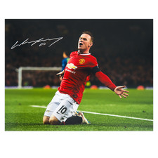 Wayne Rooney Signed Manchester