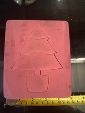 Wooden Christmas Tree Cutting