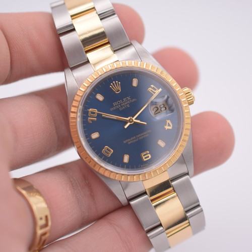 Rolex date 15233 blue - rolex, arabic