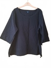 Cotton Traders Navy Linen