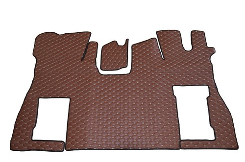 Eco leather floor - -, brown