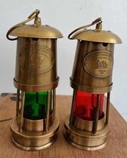 Set of 2 Brass Minor Oil Lamps