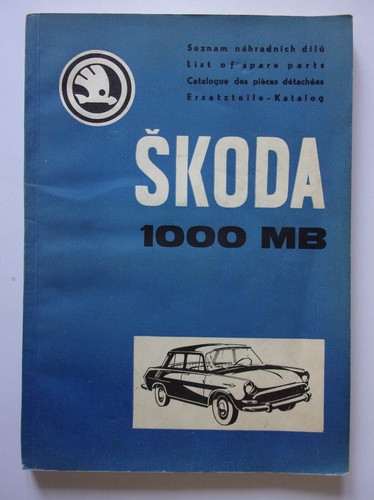 Skoda 1000 orig 1965 euro - mb,