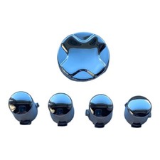 Replacement Chrome Silver Custom ABXY Action Buttons & D-Pad Xbox 360 Controller