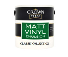 CROWN TRADE VINYL MATT CLASSIC COLLECTION COLOURS MIXED TO ORDER 2.5L
