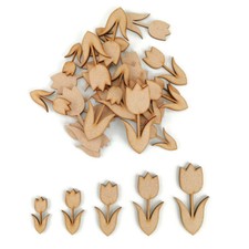 Tulip Flower MDF Craft Shapes