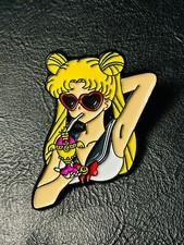Sailor Moon Badge pin art pins enamel collectible