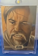 Obi-Wan Kenobi 1/1 Auto Sketch Card By Dan Teagle