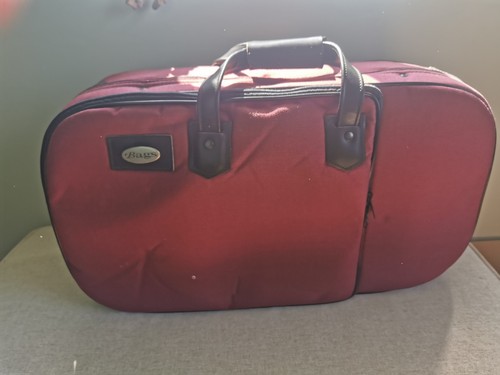Trumpet case with back straps - with,
