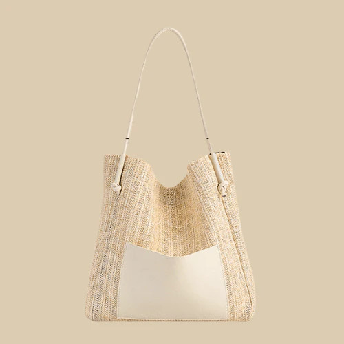 Straw summer bag - bag, for