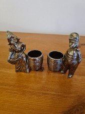 Vintage Pair Metal Brass Match