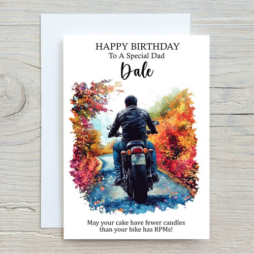 Motorbike personalised - motorbike,