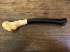 Hand carved Hazel Fishing Priest/cudgel