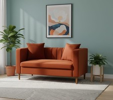 Everly Velvet 2 Seater Sofa -