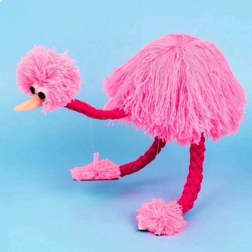 Marionette ostrich interactive - ostrich,