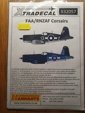 Xtradecal Decals 1/32 X32057: FAA/RNZAF Corsairs