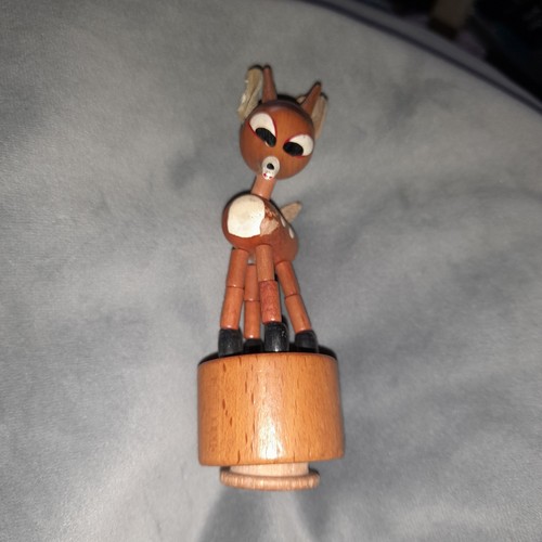 Vintage collectible deer push - collectible,