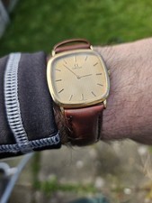 OMEGA De Ville Champagne Quartz watch men , classic,  vintage 