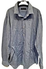 Without Prejudice Men’s Shirt XL Blue Casual Stretch Soft Touch