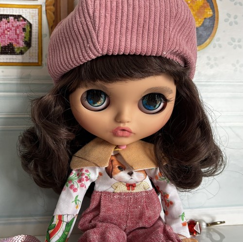 Ooak custom blythe doll poppy - blythe,