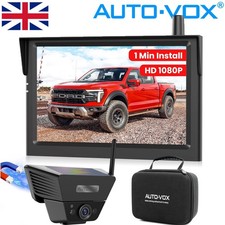 AUTO-VOX Solar5A Magnetic Wireless Reversing Rear Camera Kit 5" 1080P HD Monitor