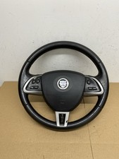 JAGUAR XF 12-15 LEATHER MULTIFUNCTION STEERING WHEEL PADDLE SHIFT