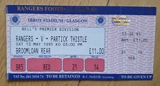 GLASGOW RANGERS v PARTICK