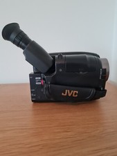 JVC GR-AX400 VHSC Tape Camcorder 12x Zoom Video Camera, Charger, Bag, Battery x2