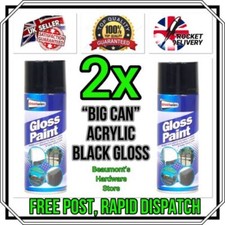 2x “BIG CAN” Black High