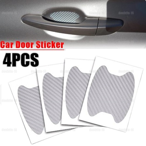 Silver car door handle - 4x,