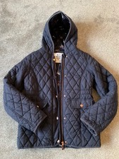 VGC GIRLS NAVY QUILTED COAT