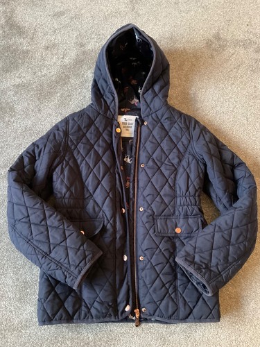 Vgc girls navy - girls, quilted
