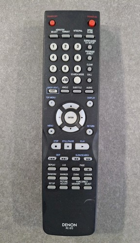 Denon 972 remote control - rc-972,