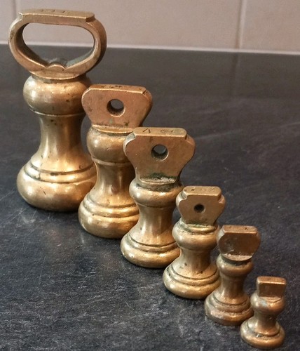 Set brass bell - 6,