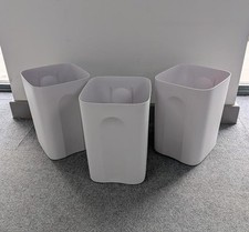 Pack of 3 13L Square Plastic Pot Flower Planter Container for Garden & Home