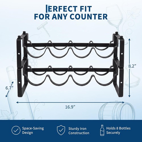 Tier stackable wine racks - wine,