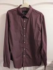 Mens Long Sleeve Shirt Red