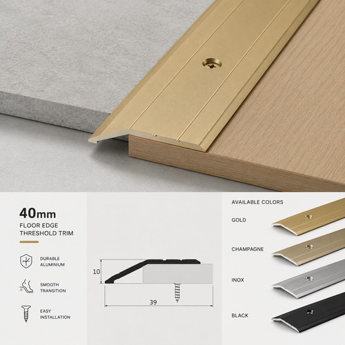 Aluminium door threshold ramp - aluminium,