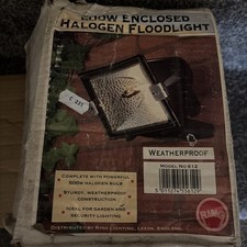 Ring 500W Enclosed Halogen Floodlight Weatherproof