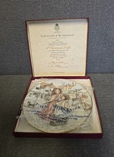 Royal Worcester The NSPCC Christmas 1988 A Christmas Wish Collectors Plate 