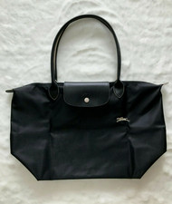 Longchamp 1899 Large Handbag - Embroidered, Black