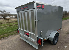 Brand New 8x5x5 Box Van Trailer inc Rear Ramp in Grey 750KG GVW UK DELIVERY✅
